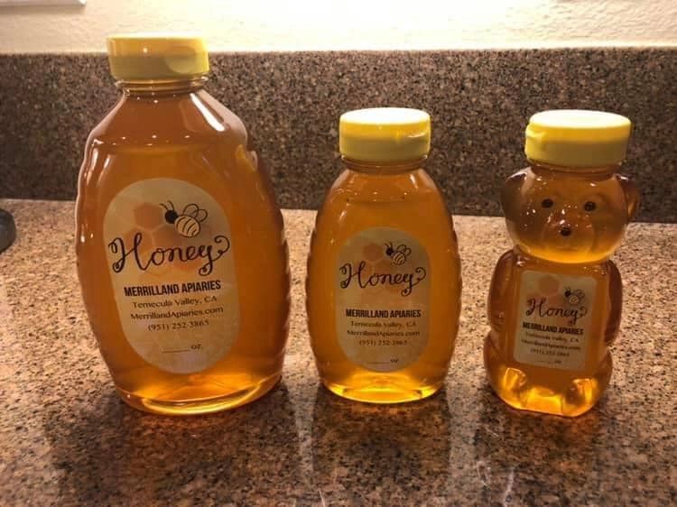 1lb Squeeze Bottle Raw, Wildflower Honey